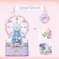 Set de Bloques de Construcción de Ferris Wheel Musical Juguete de Construcción de Ladrillos Nano LED Regalo de Artesanía DIY para Adultos y Niña - details 3
