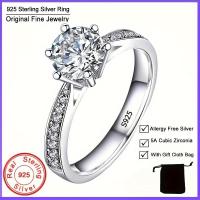 Anillo de Plata Esterlina 925 con Zirconia de 1ct Ideal para Compromiso, Boda, Regalo - details 0