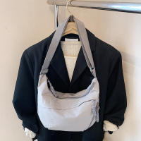 Bolso cruzado minimalista de gran capacidad para mujer, bolso pequeño de hombro para estudiante, bolso de dumplings versátil, nuevo estilo - details 35