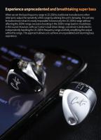 KZ Castor-auriculares internos HiFi 2, cascos dinámicos de gama alta, sintonizables, armadura equilibrada, Monitor IEM, deportivos, audiófilos - details 9