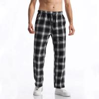 Pantalón de verano con carreaux para hombre, informal, con cordón de ajuste, recto, Harajuku, Hip-hop, para exteriores, diario - details 16