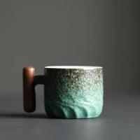 Taza De Café Cerámica Retro Para Oficina Con Filtro Taza De Té Hecha a Mano Regalo De Cumpleaños Para El Escritorio - details 1