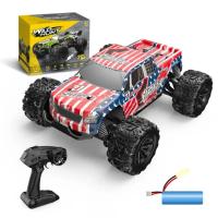Coche de Control remoto 4wd para niños, 2,4g, 20 km/h, Motor de potencia, amortiguador independiente, vehículo Rc antichoque, juguetes para niños - details 11