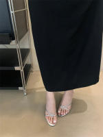Nuevo diseño de nicho temperamento elegante amor diamantes de imitación tacón alto punta abierta tacón fino zapatillas geniales sandalias romanas - details 18