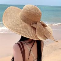 Bolso de Playa de Paja a la Moda Bolso de Viaje con Cierre de Cremallera - details 16