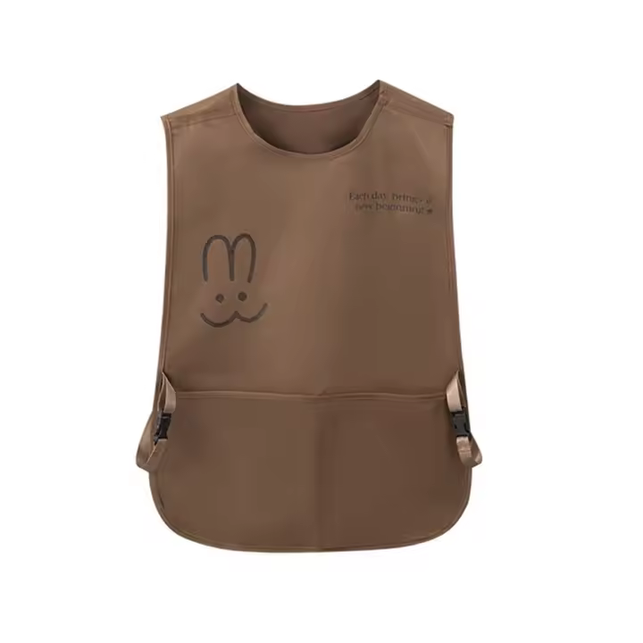 Delantal impermeable resistente a las manchas, delantal sin mangas estilo chaleco para manos limpiable, delantales de cocina antisuciedad transpirables - 1