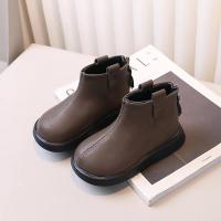 Botas cortas antideslizantes para niñas, zapatos informales versátiles y elegantes, de fondo suave, estilo coreano, otoño e invierno, 2024 - details 7