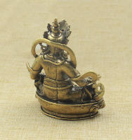 El nuevo Bodhisattva presenta adornos de Buda Xizang, trae riqueza a los tesoros y adornos para el hogar de artículos de bronce antiguos - details 5