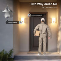 Lenovo Cámara de Vigilancia Inteligente IP WiFi 3MP E27 Bombilla Monitoreo de Video Interior - details 4