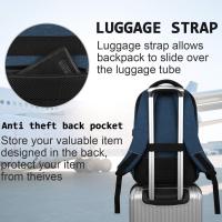 Bolso de hombro para hombre de gran capacidad,Premium Sense,Bolso de hombro de viaje,Negocios,Mochila para portátil,Antirrobo impermeable,Multiusos con puerto de carga - details 19