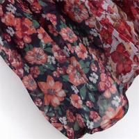 Vestido largo holgado con estampado floral estilo vacaciones, verano 2025, con cuello en V y tirantes, nueva ropa de mujer. - details 3
