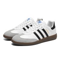 Zapatos de suela gruesa para hombre, zapatillas deportivas cómodas a la moda, informales, de cuero genuino, color blanco, estación europea, novedad de 2024 - details 2
