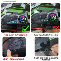 Auriculares inalámbricos para casco de motocicleta, audífonos impermeables con Bluetooth 5,3, manos libres, Kit de teléfono, reproductor de música MP3, altavoz para Moto - details 13