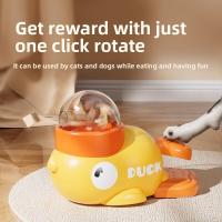 Juguete interactivo de comida Pequeño pato amarillo para gatos y perros Alimentación automática - details 7