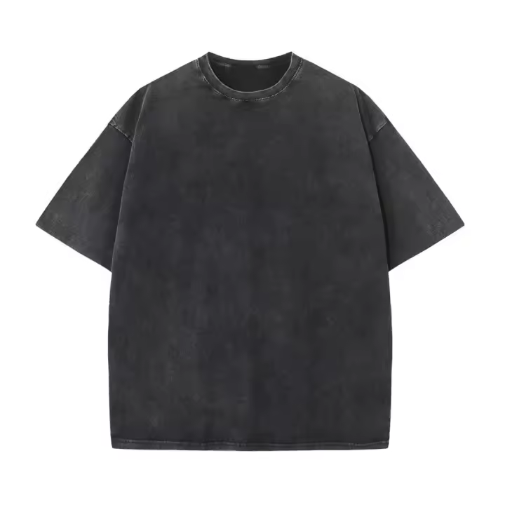 Camiseta de cuello redondo desgastada lavada de estilo retro para hombre, camiseta de cuello redondo de manga corta cómoda e informal de ajuste regular para verano, camiseta de moda para hombre para uso diario, camisetas de diseñador - 1