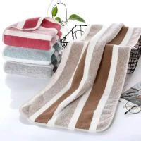 Juego de toallas con patrón de rayas, toalla de mano suave, Toalla de baño, toallas absorbentes de secado rápido para Baño - details 2