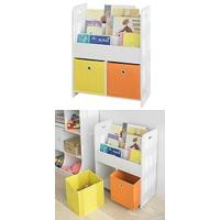 Estantería de Juguetes para Niños Almacenamiento Multifuncional con 2 Cajas Coloridas y Prácticas - details 13