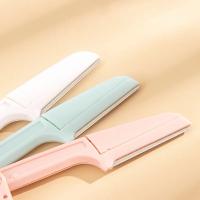3pcs Afeitadora Facial Para Mujer Plegable Y Segura Anti-Arañazos Herramientas De Maquillaje Cejas Raspador De Cara Para Mujeres - details 9