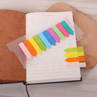 Tira adhesiva de flecha, Bloc de notas, planificador, pegatinas de papel, notas fluorescentes, marcadores - details 6