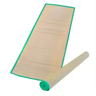 UD - Esterilla de playa de paja natural – Alfombrilla ligera y plegable - Ideal para playa, camping, fiesta, piscina - 1