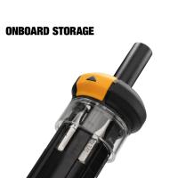 Llave de trinquete Reversible multibits TOUGHBUILT, 6 en 1, recarga automática, juego de destornilladores manuales multifuncionales, TB-H5-M-01 - details 4