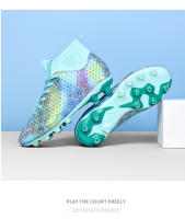 Las zapatillas de fútbol transpirables de caña alta para hombre y mujer son antideslizantes y resistentes al desgaste. - details 28