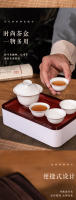 Kung Fu viaje portátil turismo al aire libre hacer Camping pequeño conjunto cubierta tazón taza de té regalo - details 3