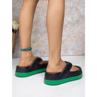Sandalias de Verano 2025 para Mujer Suela Gruesa de Goma Natural Estilo Sencillo de Dedillo - details 2