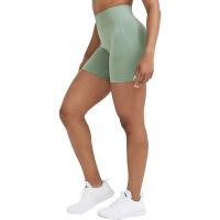 Pantalones cortos ajustados sin costuras para mujer, Shorts de Yoga para entrenamiento, trajes suaves de cintura alta, ropa deportiva para Fitness, novedad - details 4