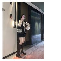 Botas De Tacón Cuadrado De Moda Para Mujer, Botas De Cabeza Cuadrada De Tacón Alto De Pila Alta - details 20