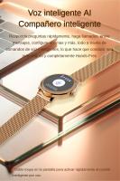 Reloj Inteligente para Mujeres SANLEPUS, Rastreador de Actividad Física, Monitor de Salud para Frecuencia Cardíaca, Oxígeno en Sangre y Sueño, Pantalla AMOLED de 1.19'' Reloj Inteligente de Fitness para Android iPhone, Correas Dobles de Acero y Silicona - details 8