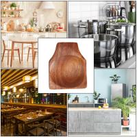 Juego de utensilios de madera de teca para cocina, cucharas de 9 piezas para cocinar con soporte - details 7