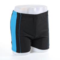 Pantalones cortos de playa holgados para hombre, bañadores térmicos simples negros de gran tamaño con ángulo plano, ropa deportiva informal, ropa de playa - details 3