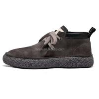 Nuevo Cuero de invierno 2025 para hombres, zapatos deportivos de gamuza de goma británica marca famosa 2023 - details 7