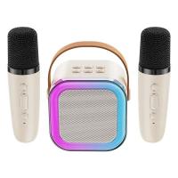 Micrófono Dual inalámbrico para Karaoke, Altavoz Bluetooth con luces de colores RGB, HIFI envolvente, Subwoofer para fiesta, regalo de Navidad para niños - details 22