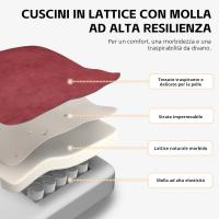 Silla Gaming Ergonómica Tejido de Alta Tecnología Silla de Oficina con Reposapiés Negro - details 15