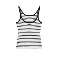 PB&ZA2025top de tirantes acanalado ajustado versátil sin mangas con cuello redondo casual simple top de tirantes nuevo verano ropa de mujer - details 1