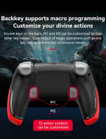 Elite-controlador de juego inalámbrico para PS4 Slim/Pro, Gamepad de doble vibración para PC, USB con giroscopio de seis ejes, Joystick Bluetooth - details 7