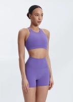 SHINBENE-Sujetador deportivo de cuello alto para entrenamiento, sostén con relleno cruzado en la espalda, ideal para Yoga - details 13