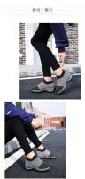 Zapatillas Deportivas para Mujer Zapatos Informales de Malla con Forma Redonda, Cojín de Aire, Color a Juego, Transpirables, Antideslizantes, Planos, Talla Grande 44 - details 9