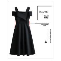 Elegante Vestido de Verano 2024 Cintura Ajustada, Adelgazante para Mujeres Curvas - details 2