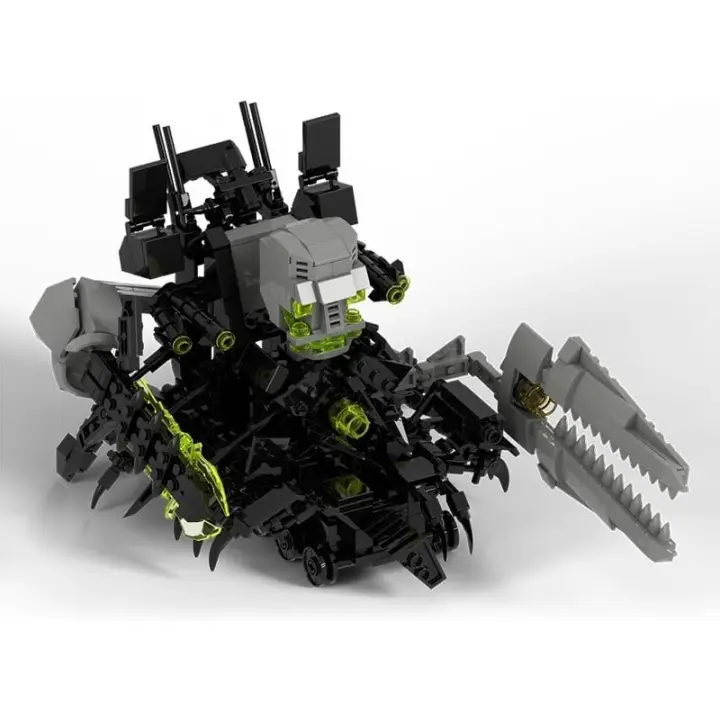 Skibid Toilet Titan Man Bloques de construcción Personajes del juego Figuras de juguete Modelo Juguetes Asamblea Figuras de acción Ideas Regalo coleccionable Cumpleaños para adultos Fans Age15+ - 1