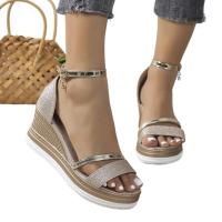 Sandalias de verano para mujer, zapatos informales con tacón de cuña - details 2