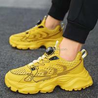 Logotipo de Dropshipping para correr para hombres, plataforma gruesa y transpirable, zapatos deportivos informales para caminar para hombres - details 2