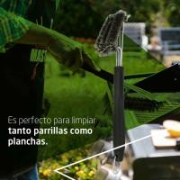 Barbacoa Portátil de Carbón Rodantes, Bandejas Laterales, Sistema de Ventilación y Depósito de Ceniza Parrilla de Acero de 57x42cm Tamaño 116,5x13,1x56cm - details 34