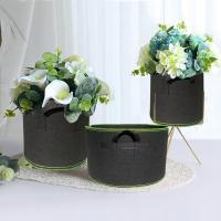 Bolsas de cultivo de 40 galones, contenedor de plantas para macetas de tela no tejida con aireación gruesa y resistente, con asas para jardín - details 4