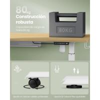 Escritorio Eléctrico de Altura Ajustable 70 x 160 x (72-120) cm Función de Memoria - details 85