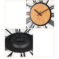 Reloj de Pared de Números Romanos Nórdicos de 3D Silencioso, Preciso, Decoración de Sala de Estar - details 14
