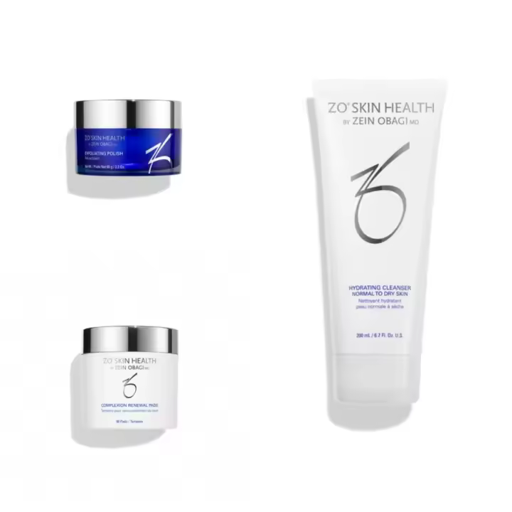 ZO SKIN Limpiador Hidratante-Exfoliante-Renovador de Tezón Set de Tapones de Almohada de 60 Piezas - 1