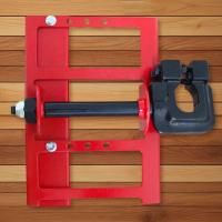 Guía de corte de madera Vertical ligera, herramienta de aserradero portátil de madera de acero inoxidable, accesorio rojo - details 5